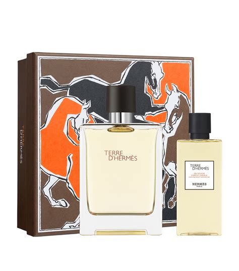 terre d'hermes gift set 100ml|hermes miniature perfume gift set.